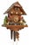 Bring a little Black Forest charm into your home with this delightful chalet-style cuckoo clock. Its traditional house...