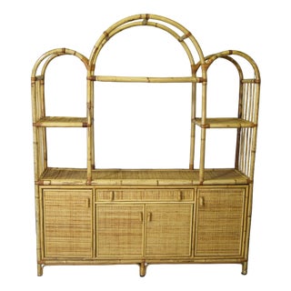 Bamboo and Rattan Cabinet from Vivai del Sud, 1960s For Sale