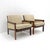 wonderful set of 2 chairs from the Capella series, designed by Illum Wikkelsø, produced by Niels Eilersen in Denmark,...