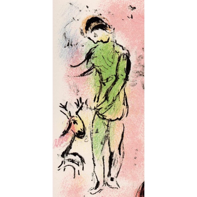 Marc chagall (after) ulysse se fait connaître (ulysses reveals his identity) from "odyssey" colour lithograph on paper...