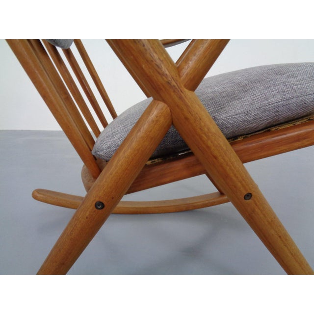 Teak Rocking Chair by Frank Reenskaug for Bramin, Denmark, 1960s For Sale - Image 17 of 18