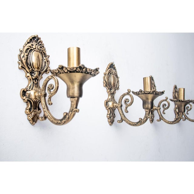 1930s Wall Lamps, Northern Europe, 1930, Set of 4 For Sale - Image 5 of 7