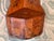 19th Century English Painted Hanging Corner Cupboard With Floral Decoration For Sale - Image 6 of 10