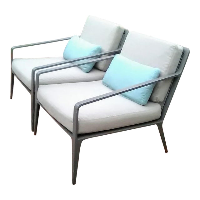 Brown Jordan Still Lounge Chairs- a Pair | Chairish