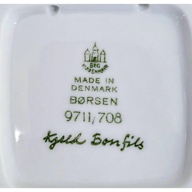 Vintage Bing & Grondahl Danish Landmark Mini Wall Plates Framed Art by Kjeld Bonfils For Sale - Image 13 of 16