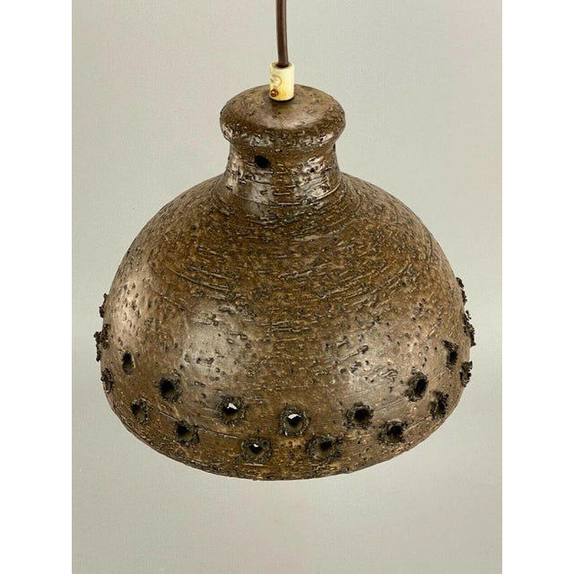 Mid-Century Danish Space Age Ceramic Lamp For Sale - Image 10 of 12