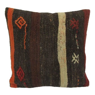 Striped Kilim Pillow Cover For Sale