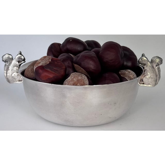 Wallace Silversmiths Squirril Motif Nut Bowl / Candy Dish For Sale - Image 11 of 16