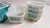 Vintage Pyrex Turquoise "Amish Butterprint" Cinderella Nesting Bowls & Fridgies Gorgeous vintage Pyrex Amish Butterprint...