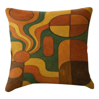 Exquisite Luxury Arts & Crafts Sofa Cushions – 1920s Design Cushion Cover With Insert For Sale
