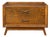 Mid-Century Paul Frankl Cerused Oak Chest of Drawers & X-Form Brass Pulls For Sale