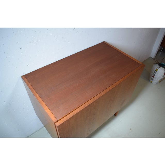 1960s Vintage Record Cabinet in Teak by Sen Contal, 1960s For Sale - Image 5 of 7