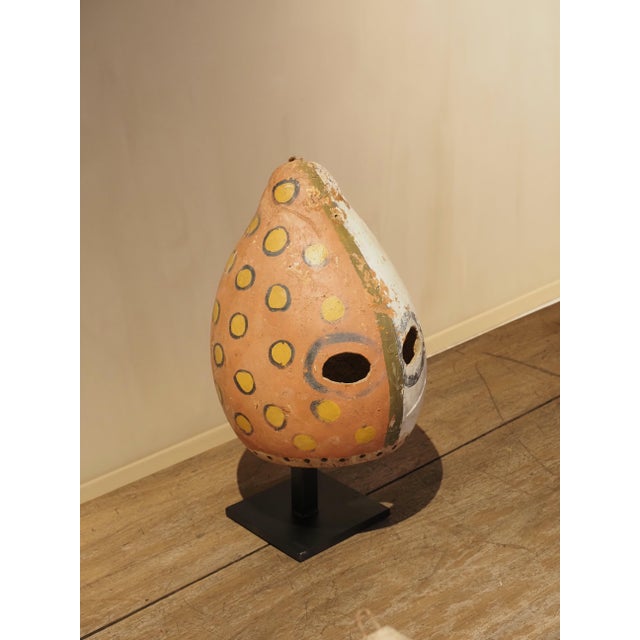 Brazilian Bloco da Lama Mask, Paraty, 1980s For Sale - Image 3 of 11