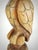 Brown Americana Hand-Carved Wood Eagle Sculpture Folk Art For Sale - Image 8 of 12