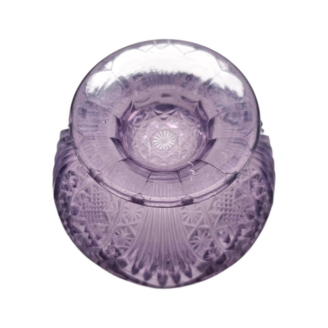Eapg Sun Purple Salesman Sample Punch Bowl, 3.5" (Bryce Higbee, 1905) For Sale - Image 10 of 11