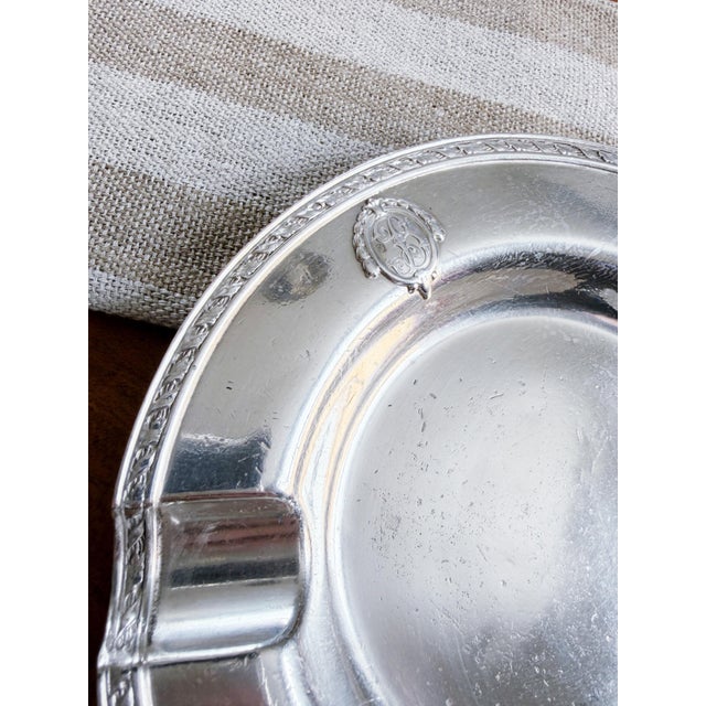 1925 Silver Plated Cigar Ashtray From the Biltmore Hotel For Sale In New York - Image 6 of 7