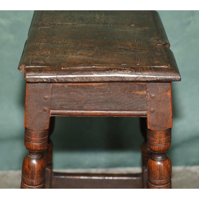 Mid-17th Century English Oak Joint Stool For Sale - Image 10 of 18