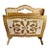 Vintage Italian Florentine Gilt Wood Magazine Rack-Gold-Hollywood Regency-Holder For Sale