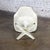 Mid-20th Century MCM Burke Tulip Armchair No 116 With White Shell Round Stationary Base & Black Cushion For Sale - Image 15 of 17