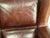 Brown 1990s Baxter Italian Brown Leather Club Armchair – Modern Sculptural Lounge Chair For Sale - Image 8 of 14