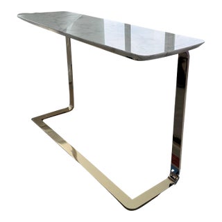 Halston Side Table Marble Top For Sale
