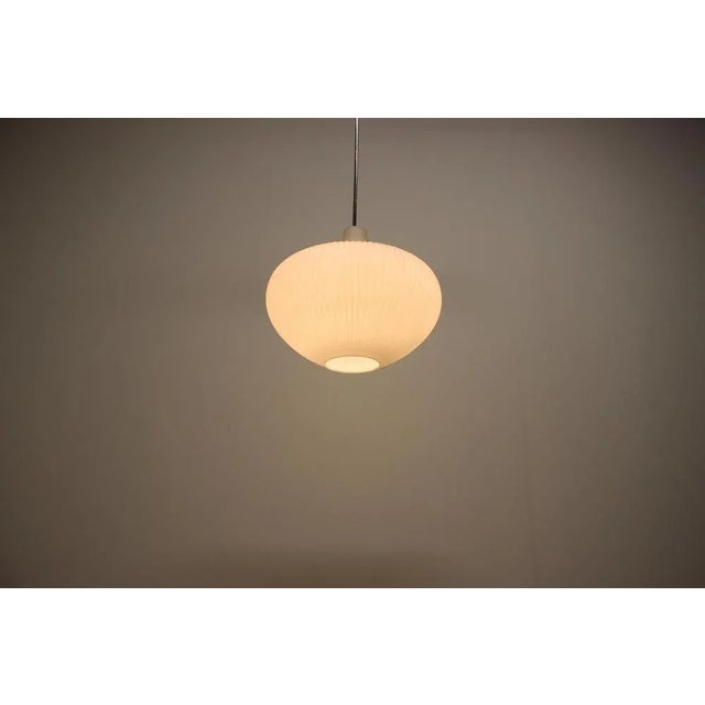 Mid-Century Glass Pendant, 1960s For Sale - Image 9 of 12