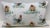 Large Bolster Pillow Decorated With A Yard Full Of Water Color-Look Roosters & Hens/Chickens - Made in UK. Measures 24" X...