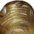 Murano Dark Purple Swirling Pattern Heavy Gold Flecks Vintage Italian Art Glass Bowl Catchall Ashtray For Sale - Image 9 of 11