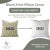 Not Yet Made - Made To Order Fabdivine Throw Pillow Cover 18x18 Inch Handmade Thick Linen Cushion With Block Print- Varanshi For Sale - Image 5 of 5