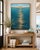 Contemporary Ocean Shimmer — Seascape Original Oil Painting, Unstretched, by Samuel H. (24" X 36") For Sale - Image 3 of 5