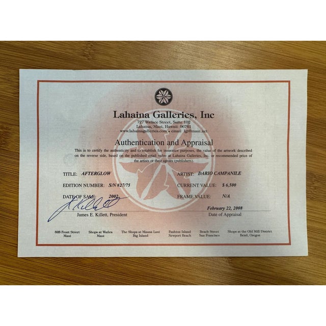 Dario Campanile Bronze Sculpture, Signed For Sale - Image 12 of 12