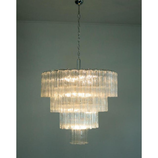 Italian Murano Glass Chandelier, 1980s, Set of 2 For Sale - Image 15 of 16