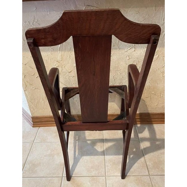 Early 20th Century Early 20th Century Set of Six Queen Anne / Chippendale Revival Dining Chairs – Five Side Chairs & Captain’s Chair For Sale - Image 5 of 11