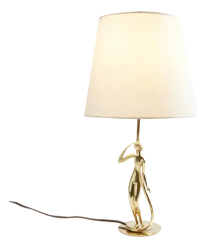 1930s Brass Table Lamp by Karl Hagenauer