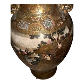 Pair of Vase in Porcelain Satsuma For Sale