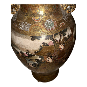 Pair of Vase in Porcelain Satsuma