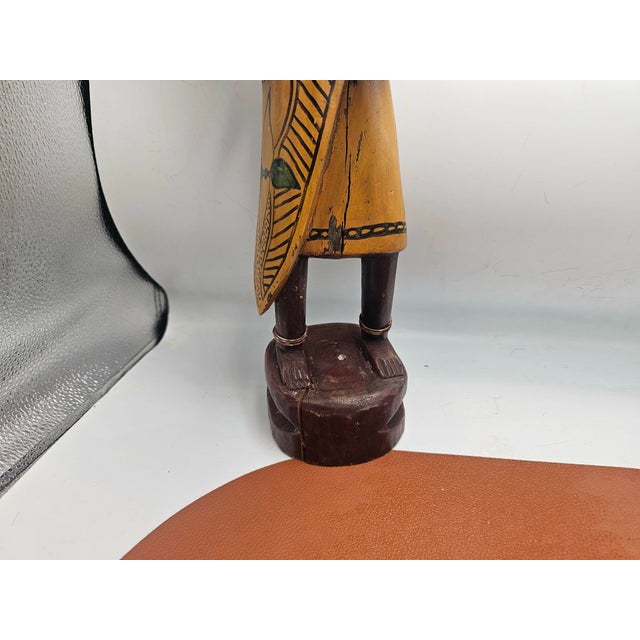 Masai Wooden Sculpture, 1960s For Sale - Image 6 of 11