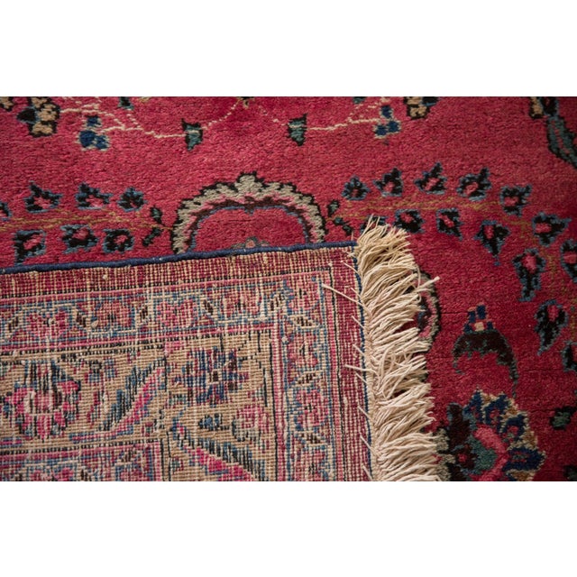 Textile Vintage Meshed Rug Runner 3'4" X 16'1" For Sale - Image 7 of 12