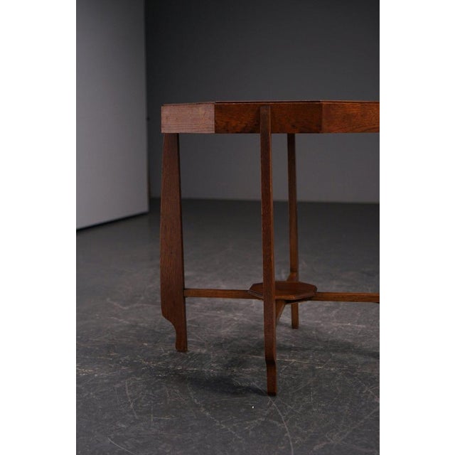 Amsterdamse School Side Table, 1930s For Sale - Image 9 of 13