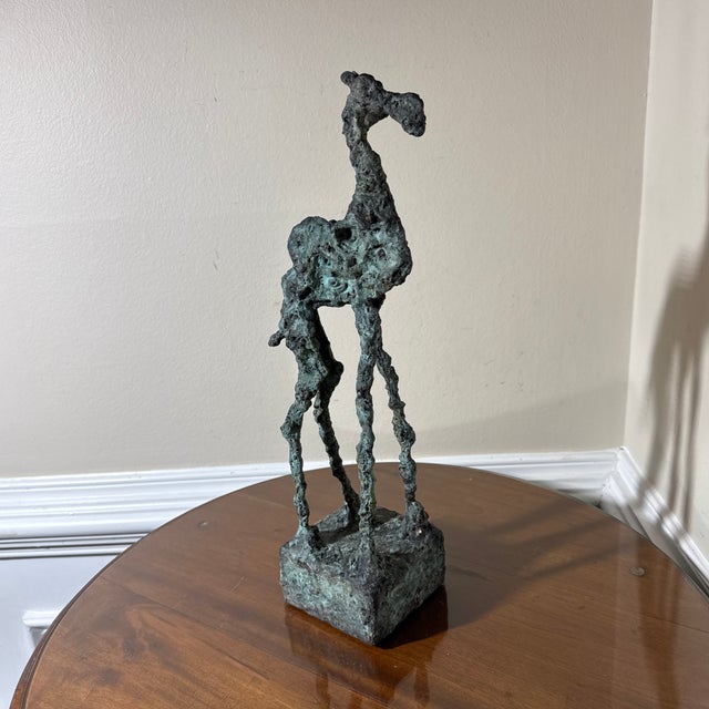 beautiful Artist Made Bronze camel that was Made by a local Atlanta artist nice brass and bronze textured sculpture that...