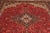 Red Middle Eastern Hand-Knotted Tabriz Rug For Sale - Image 8 of 11