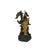 Vintage Cloisonne Yellow Enamel General Guan Yu Warrior Metal Statue For Sale - Image 15 of 18