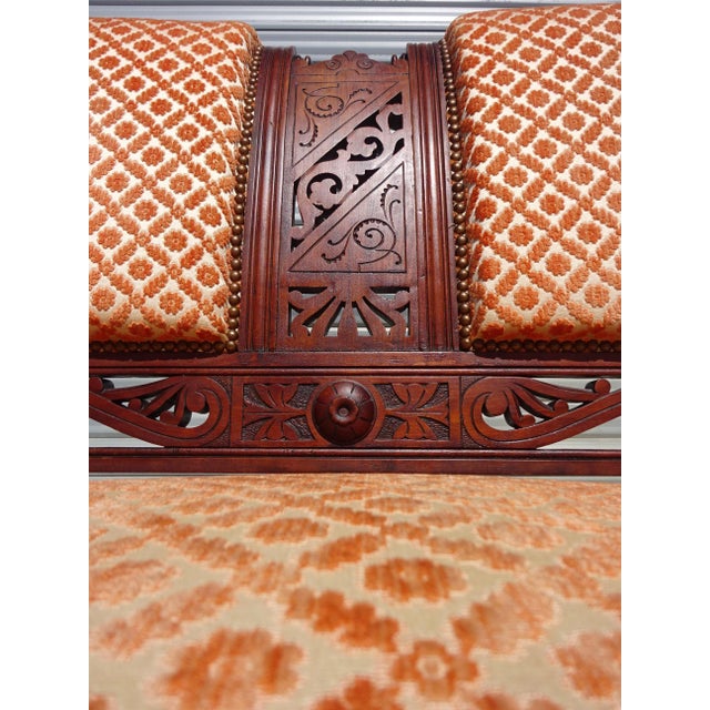 Beige Louis XV Two-Seater Bench, 1950s For Sale - Image 8 of 18