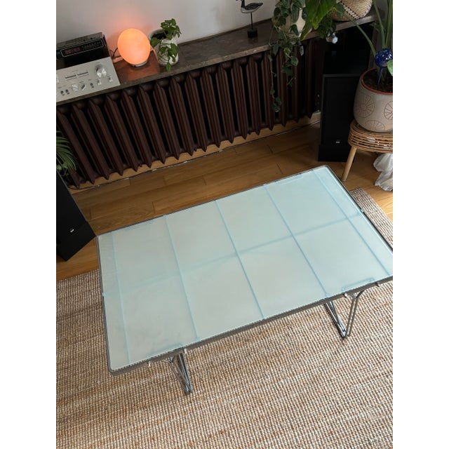 Moment Coffee Table in Tempered Glass by Niels Gammelgaard for Ikea, 1986 For Sale - Image 4 of 9