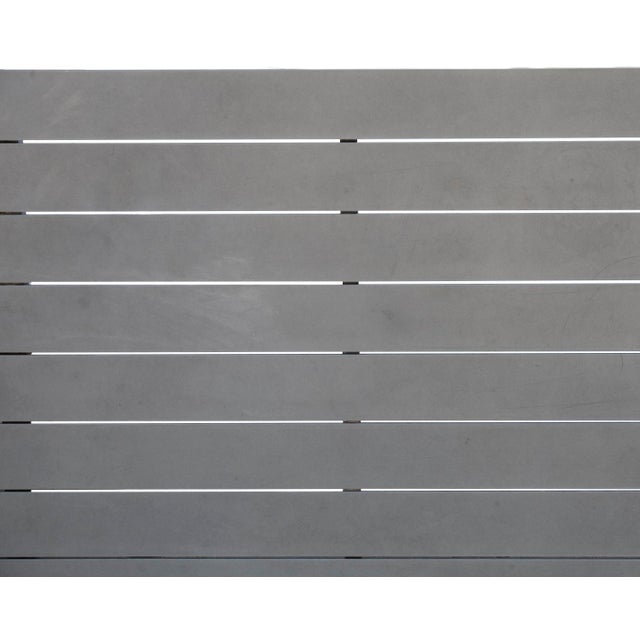 Vintage Restoration Hardware Outdoor Aluminum Table For Sale In Los Angeles - Image 6 of 10
