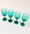Late 20th Century Emerald Green Wine Glasses - Set of 4 For Sale - Image 5 of 7