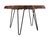 2010s Organic Modern Free Edge Wood Slab Side Table For Sale - Image 5 of 11