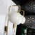 Metal Pair of mid-century style articulated sconces For Sale - Image 7 of 13