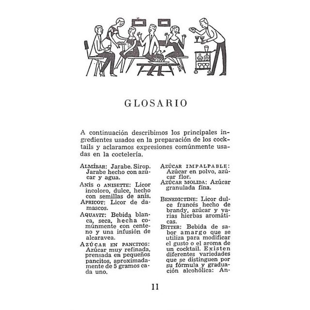 Paper "Cocktails Y Bocaditos" 1961 For Sale - Image 7 of 12