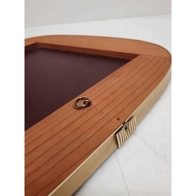 Mid-Century Asymmetric Kidney Mirror, 1950s For Sale - Image 10 of 11